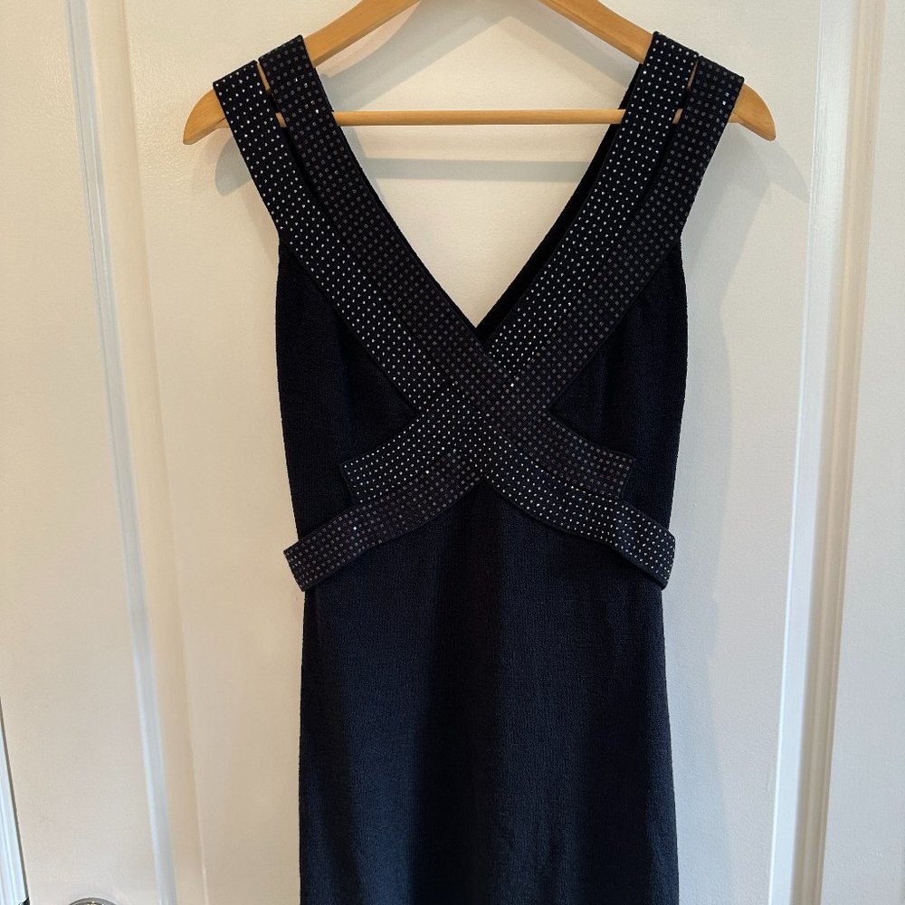 ST JOHN Studded Cocktail Dress Size 4